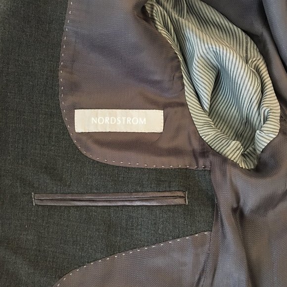 NORDSTROM "Lucas" Classic Fit Wool Blend Jacket 10 - Picture 9 of 11